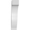 Ekena Millwork 5-in. W x 18-in. D x 24-in. H Baker Architectural Grade PVC Knee Brace BRCP05X18X24BKR - alternate 5